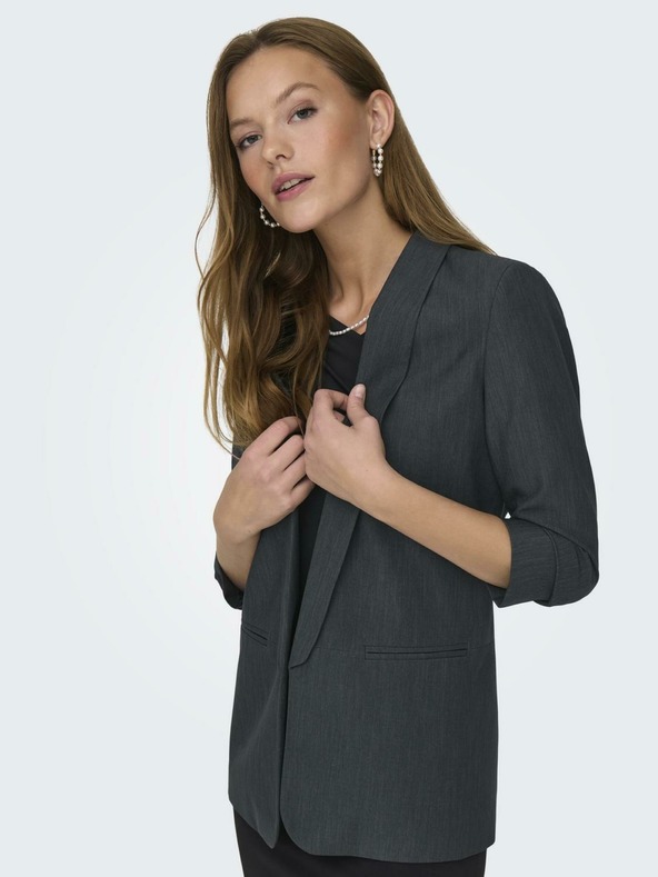 ONLY Tmavě šedé dámské sako ONLY Elly