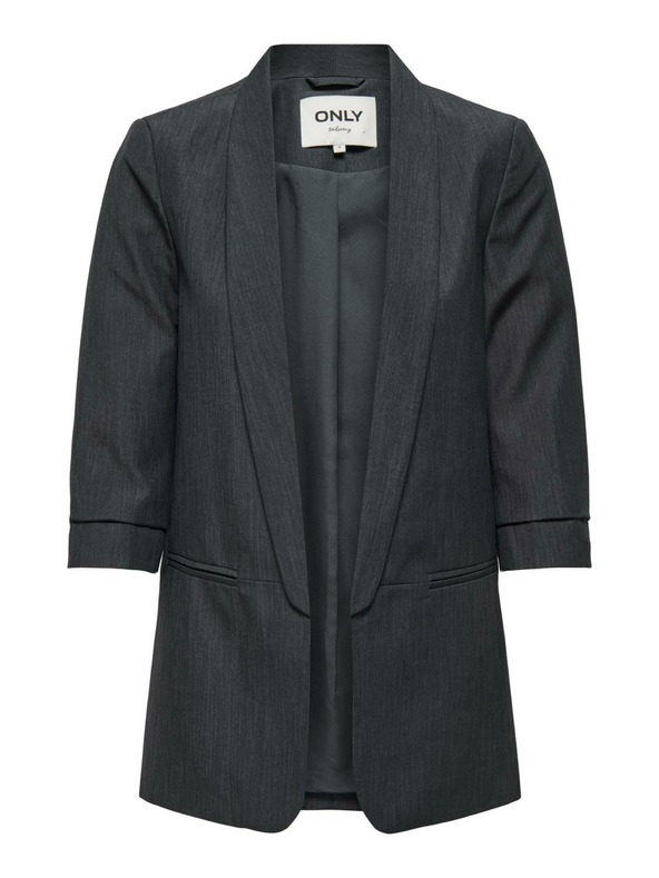 ONLY Tmavě šedé dámské sako ONLY Elly