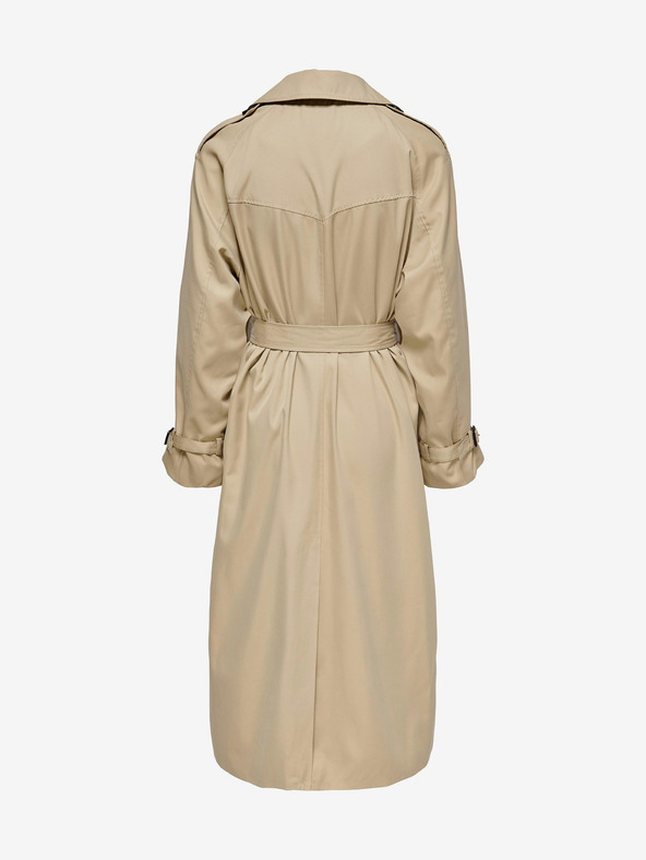 ONLY Béžový volný trenčkot se zavazováním ONLY Chloe