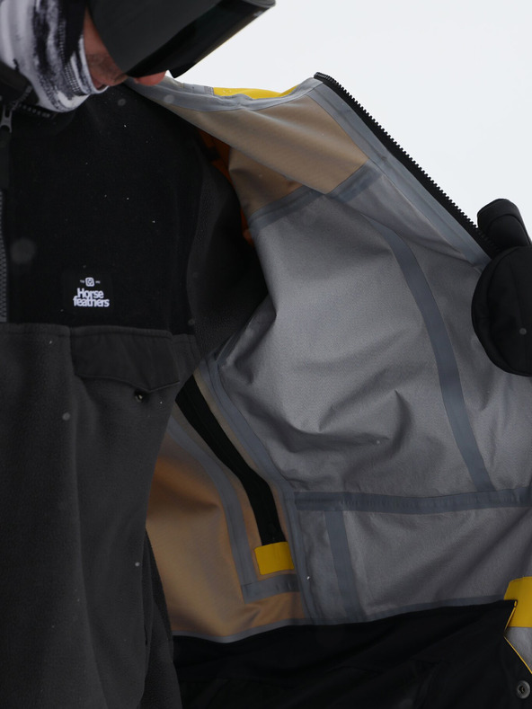 Horsefeathers 3-vrstvá bunda Terra - sulphur Horsefeathers