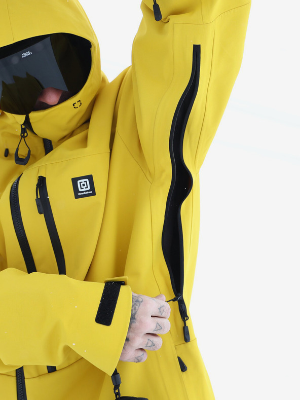 Horsefeathers 3-vrstvá bunda Terra - sulphur Horsefeathers