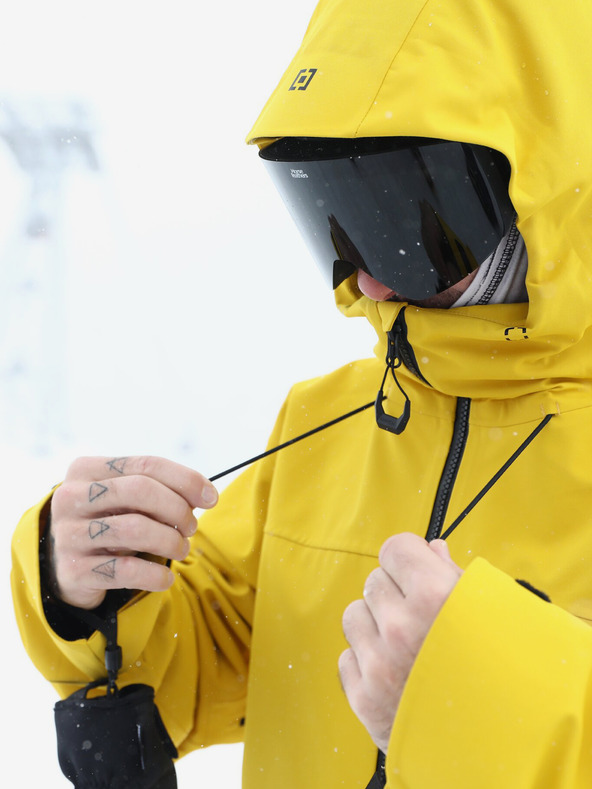 Horsefeathers 3-vrstvá bunda Terra - sulphur Horsefeathers