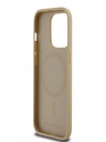 Karl Lagerfeld PU Karl Heads Pattern Magsafe Zadní Kryt pro iPhone 14 Pro Beige Karl Lagerfeld