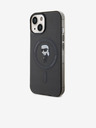 Karl Lagerfeld IML Ikonik MagSafe Zadní Kryt pro iPhone 15 Black Karl Lagerfeld