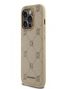 Karl Lagerfeld PU Karl Heads Pattern Magsafe Zadní Kryt pro iPhone 14 Pro Max Beige Karl Lagerfeld