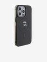 Karl Lagerfeld IML Ikonik MagSafe Zadní Kryt pro iPhone 15 Pro Max Black Karl Lagerfeld