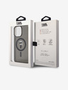 Karl Lagerfeld IML Ikonik MagSafe Zadní Kryt pro iPhone 15 Pro Max Black Karl Lagerfeld