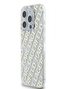 Karl Lagerfeld Karl Lagerfeld IML Electroplated Repeated Logo Zadní Kryt pro iPhone 15 Pro Max Gold