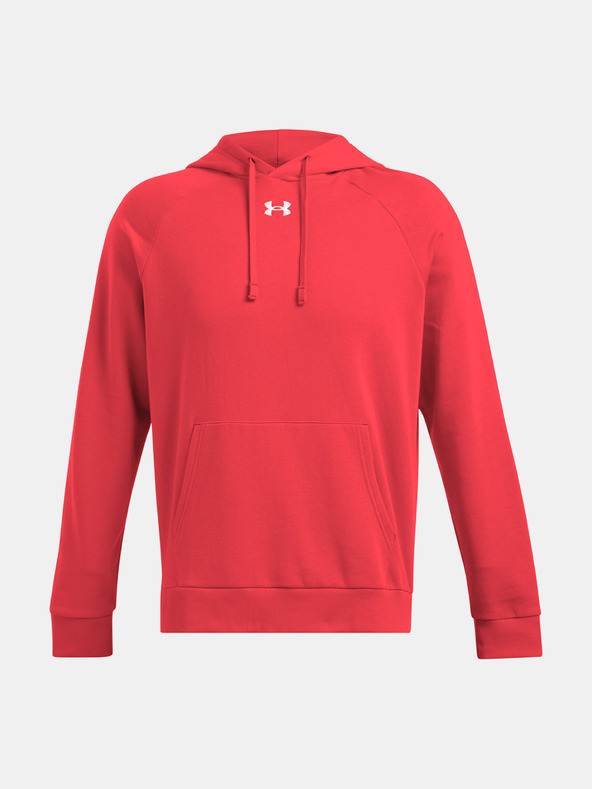 Under Armour Pánská mikina Under Armour UA Rival Fleece Hoodie-RED