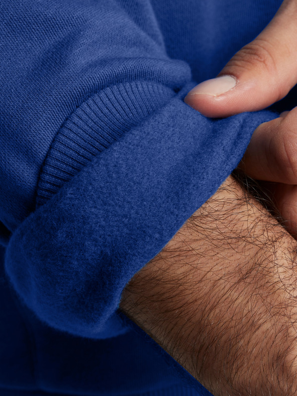 Under Armour Pánská mikina Under Armour UA Rival Fleece Hoodie-BLU