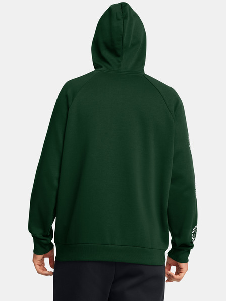 Under Armour Pánská mikina Under Armour UA Rival Fleece HBR Logo HD-GRN