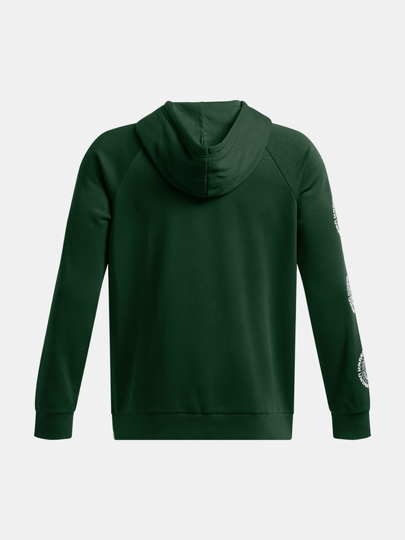 Under Armour Pánská mikina Under Armour UA Rival Fleece HBR Logo HD-GRN