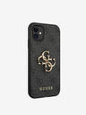 Guess Guess PU 4G Metal Logo Zadní Kryt pro iPhone 11 Grey