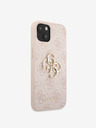 Guess Guess PU 4G Metal Logo Zadní Kryt pro iPhone 13 Pink