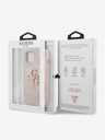 Guess Guess PU 4G Metal Logo Zadní Kryt pro iPhone 13 Pink