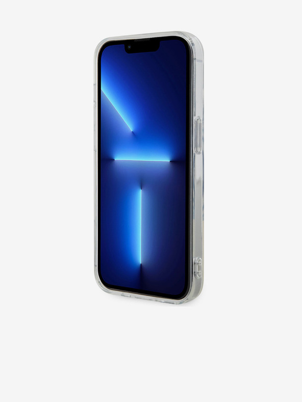 Karl Lagerfeld Karl Lagerfeld IML Ikonik MagSafe Zadní Kryt pro iPhone 15 Pro Transparent