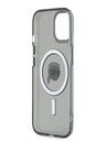 Karl Lagerfeld Karl Lagerfeld IML Karl Head Metal Frame MagSafe Zadní Kryt pro iPhone 15 Black