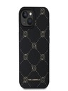 Karl Lagerfeld PU Karl Heads Pattern Magsafe Zadní Kryt pro iPhone 15 Black Karl Lagerfeld