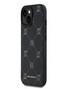 Karl Lagerfeld PU Karl Heads Pattern Magsafe Zadní Kryt pro iPhone 15 Black Karl Lagerfeld