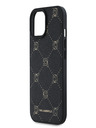 Karl Lagerfeld PU Karl Heads Pattern Magsafe Zadní Kryt pro iPhone 15 Black Karl Lagerfeld