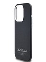 Karl Lagerfeld Grained PU Hotel RSG Zadní Kryt pro iPhone 14 Pro Black Karl Lagerfeld