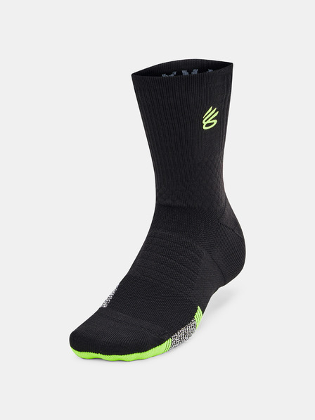 Under Armour Unisexové ponožky Under Armour Curry UA AD Playmaker 1p Mid-BLK