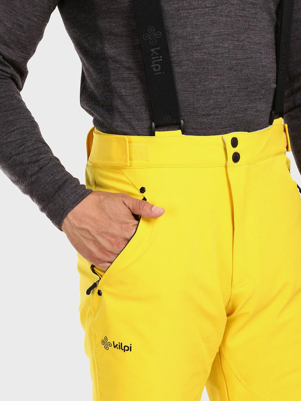 Kilpi Žluté pánské lyžařské kalhoty Kilpi METHONE