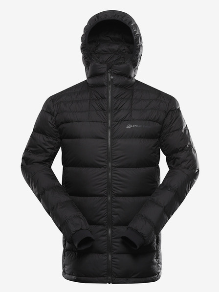 ALPINE PRO Pánská zimní péřová bunda s dwr ALPINE PRO ROGIT black