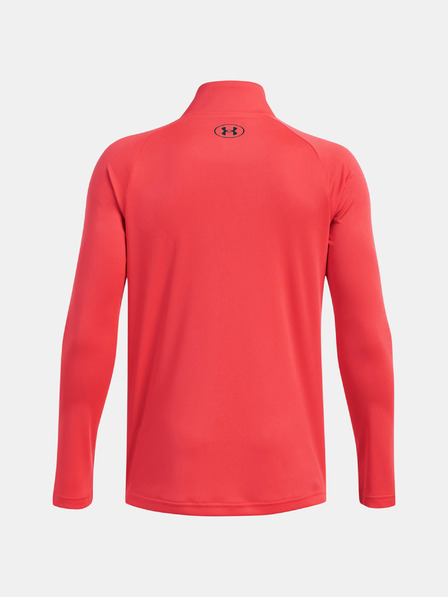 Under Armour Chlapecké tričko Under Armour UA Tech 2.0 1/2 Zip-RED