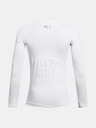 Under Armour Chlapecké tričko Under Armour UA CG Armour LS-WHT