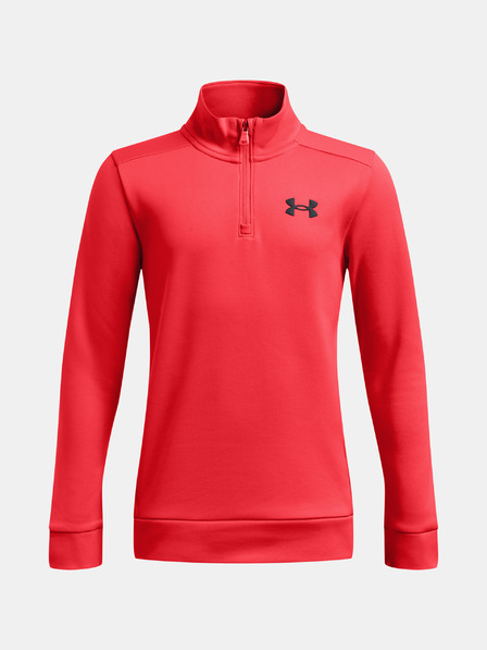 Under Armour Chlapecká mikina Under Armour UA Armour Fleece 1/4 Zip-RED