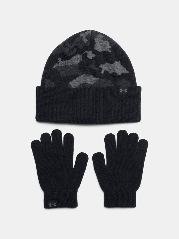 Under Armour Chlapecká čepice Under Armour B Beanie/Glove Combo-BLK