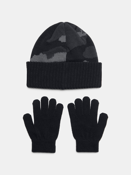 Under Armour Chlapecká čepice Under Armour B Beanie/Glove Combo-BLK