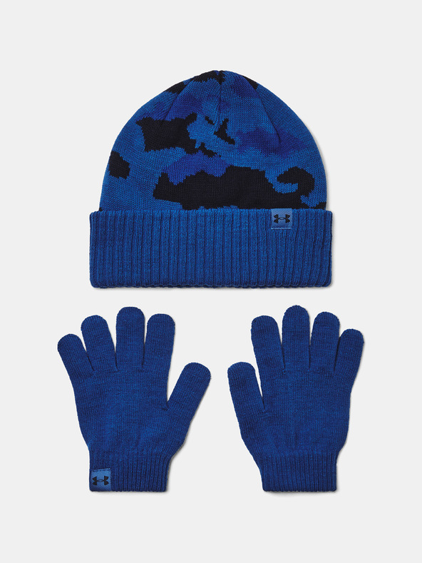 Under Armour Chlapecká čepice Under Armour B Beanie/Glove Combo-BLU
