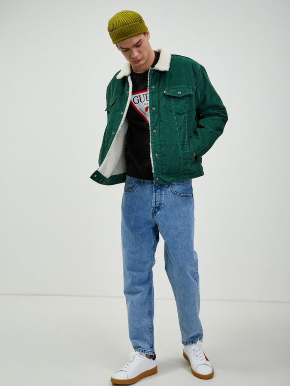 Guess Černá pánská mikina Guess Audley