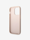Guess Guess PU 4G Metal Logo Zadní Kryt pro iPhone 15 Pro Max Pink