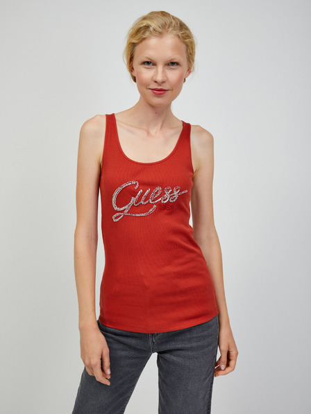 Guess Červené dámské tílko Guess Hegle