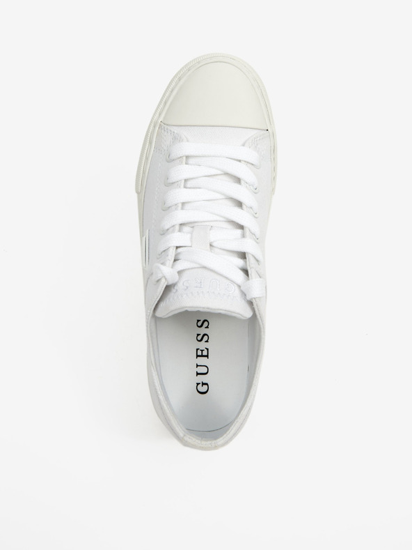 Guess Bílé dámské tenisky Guess Pranze