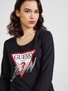 Guess Černé dámské tričko Guess Icon