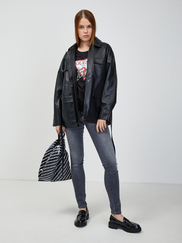 Guess Černé dámské tričko Guess