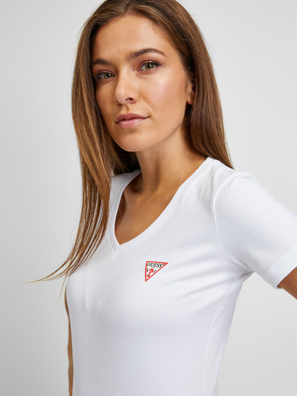 Guess Bílé dámské tričko Guess