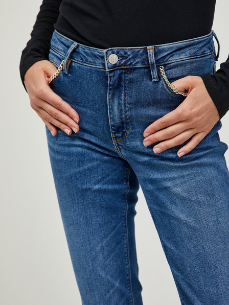 Guess Tmavě modré dámské bootcut džíny Guess
