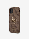 Guess Guess PU 4G Metal Logo Zadní Kryt pro iPhone 11 Brown