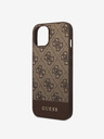 Guess Guess PU 4G Stripe Zadní Kryt pro iPhone 14 Brown