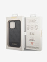 Guess Guess PU 4G Stripe Zadní Kryt pro iPhone 14 Pro Max Grey