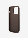 Guess Guess PU 4G Stripe Zadní Kryt pro iPhone 14 Pro Brown