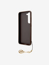Guess Guess 4G Charm Zadní Kryt pro Samsung Galaxy S23 Brown
