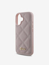 Guess Guess PU Leather Quilted Zadní Kryt pro iPhone 16 Pink
