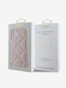 Guess Guess PU Leather Quilted Zadní Kryt pro iPhone 16 Pink