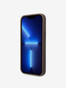 Guess Guess PU 4G Metal Logo Zadní Kryt pro iPhone 14 Brown